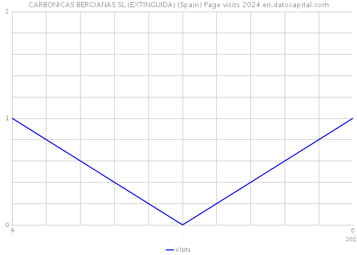 CARBONICAS BERCIANAS SL (EXTINGUIDA) (Spain) Page visits 2024 