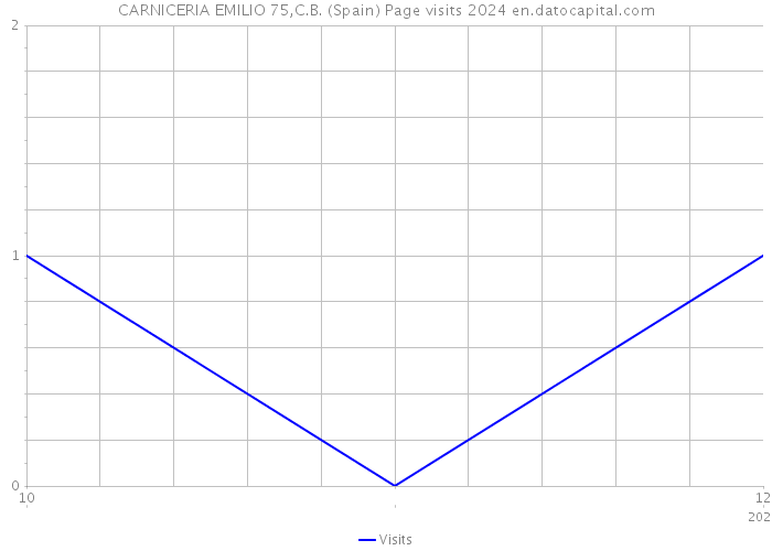 CARNICERIA EMILIO 75,C.B. (Spain) Page visits 2024 