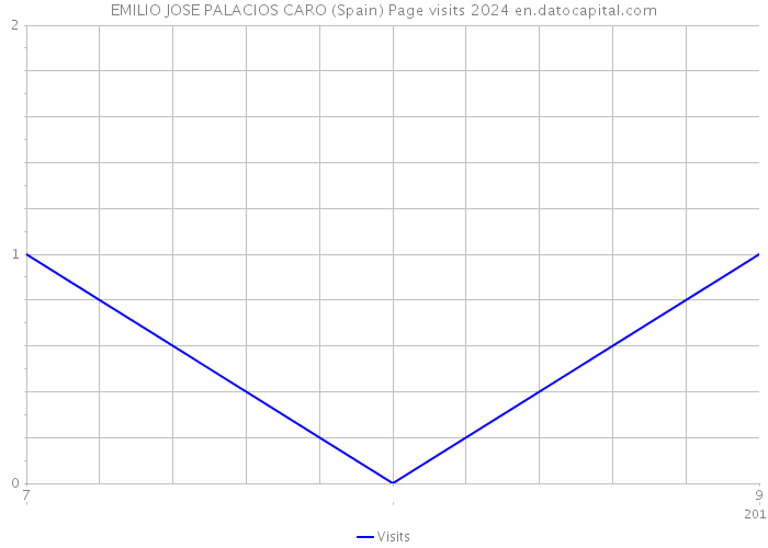 EMILIO JOSE PALACIOS CARO (Spain) Page visits 2024 