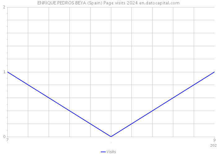 ENRIQUE PEDROS BEYA (Spain) Page visits 2024 