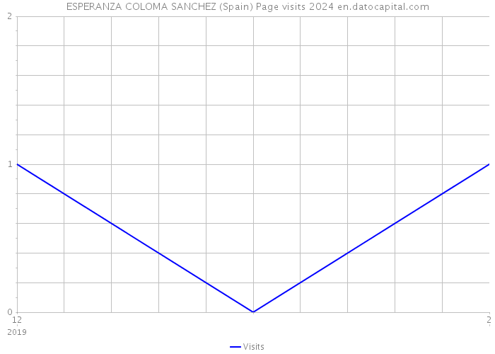 ESPERANZA COLOMA SANCHEZ (Spain) Page visits 2024 