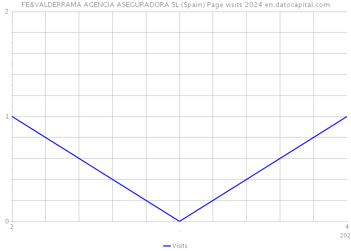 FE&VALDERRAMA AGENCIA ASEGURADORA SL (Spain) Page visits 2024 