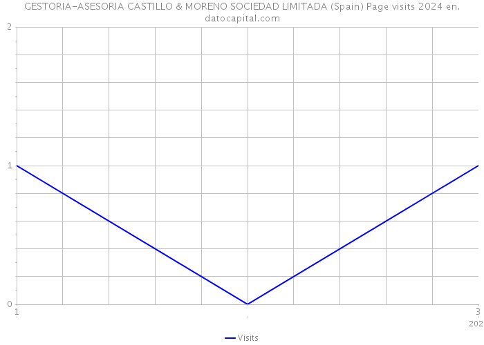 GESTORIA-ASESORIA CASTILLO & MORENO SOCIEDAD LIMITADA (Spain) Page visits 2024 