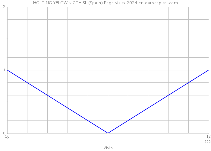 HOLDING YELOW NIGTH SL (Spain) Page visits 2024 