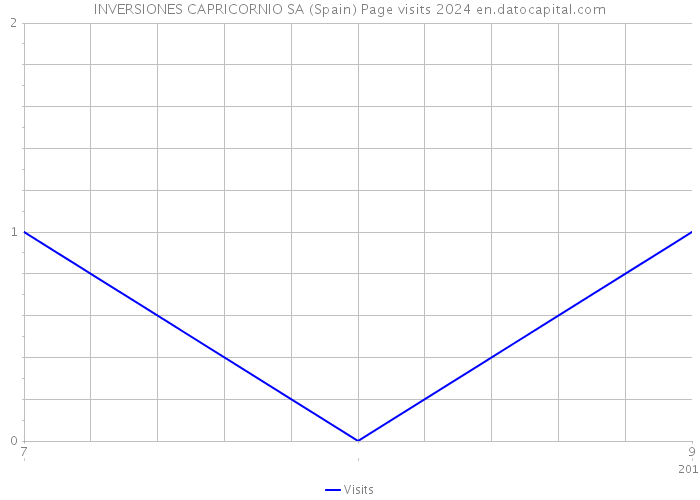 INVERSIONES CAPRICORNIO SA (Spain) Page visits 2024 