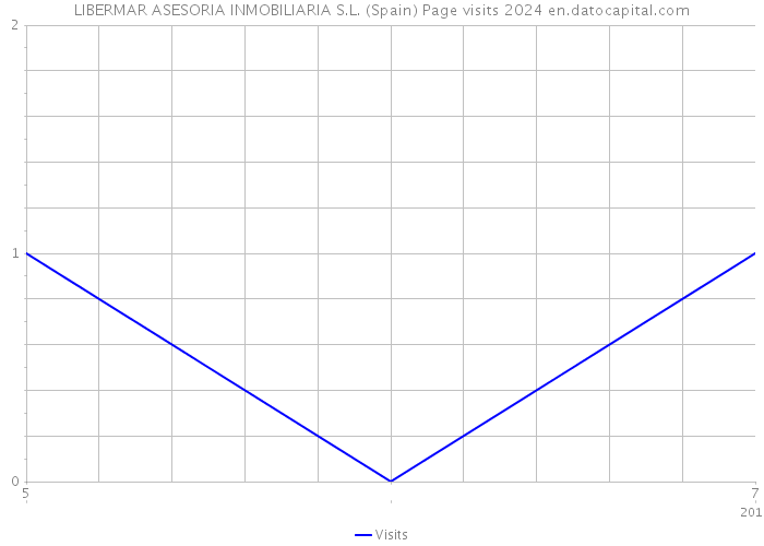 LIBERMAR ASESORIA INMOBILIARIA S.L. (Spain) Page visits 2024 