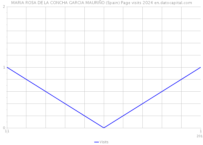 MARIA ROSA DE LA CONCHA GARCIA MAURIÑO (Spain) Page visits 2024 