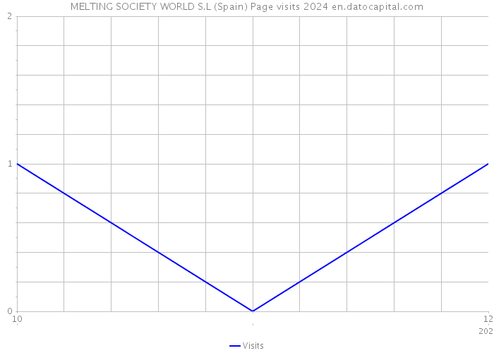MELTING SOCIETY WORLD S.L (Spain) Page visits 2024 