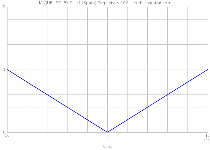 MIQUEL SOLEY S.L.U. (Spain) Page visits 2024 