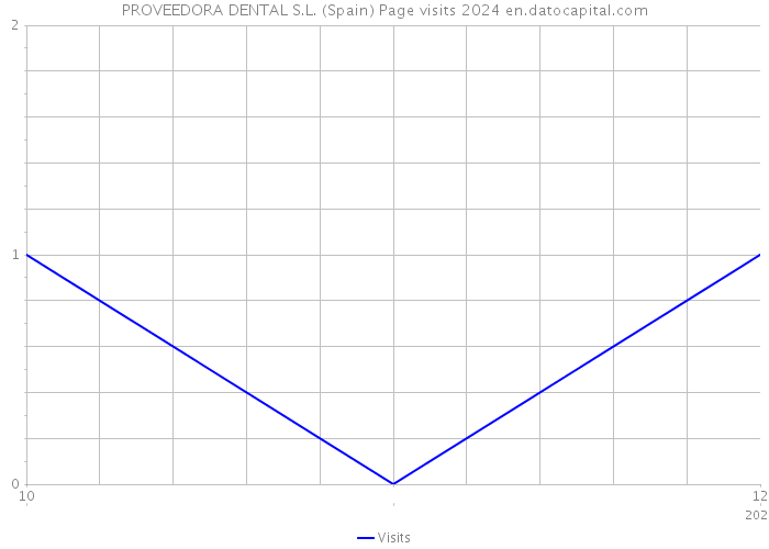PROVEEDORA DENTAL S.L. (Spain) Page visits 2024 