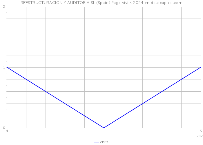 REESTRUCTURACION Y AUDITORIA SL (Spain) Page visits 2024 