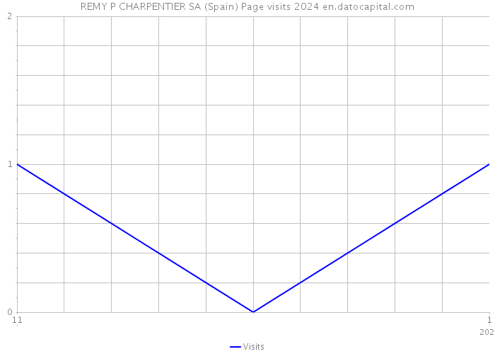 REMY P CHARPENTIER SA (Spain) Page visits 2024 