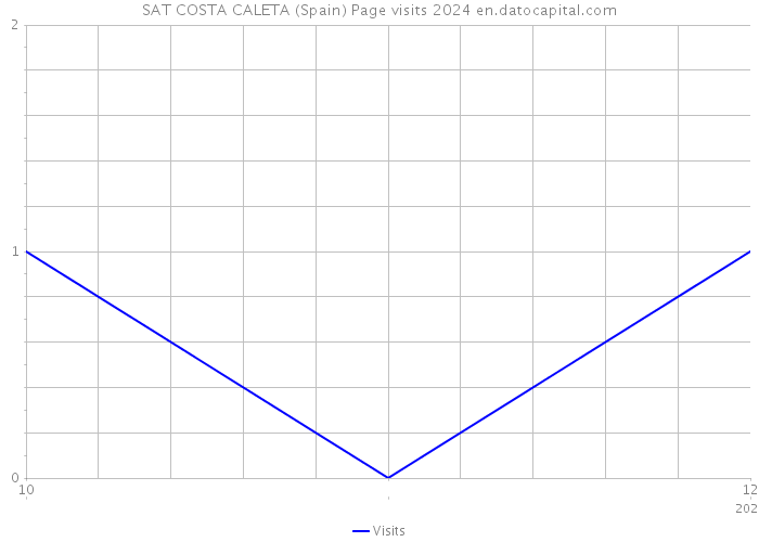 SAT COSTA CALETA (Spain) Page visits 2024 