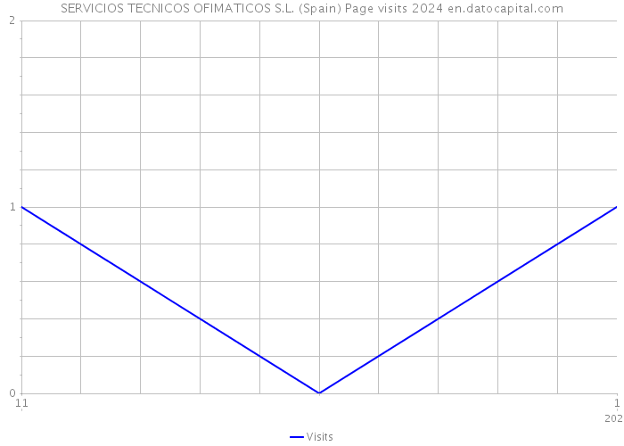 SERVICIOS TECNICOS OFIMATICOS S.L. (Spain) Page visits 2024 
