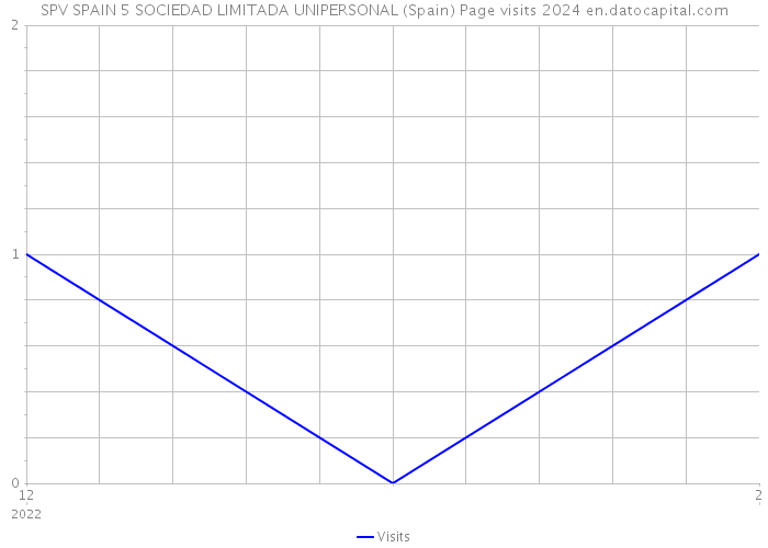 SPV SPAIN 5 SOCIEDAD LIMITADA UNIPERSONAL (Spain) Page visits 2024 