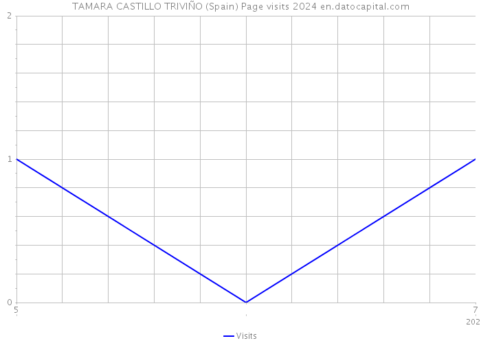 TAMARA CASTILLO TRIVIÑO (Spain) Page visits 2024 