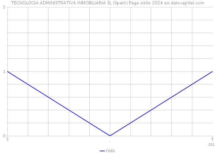 TECNOLOGIA ADMINISTRATIVA INMOBILIARIA SL (Spain) Page visits 2024 