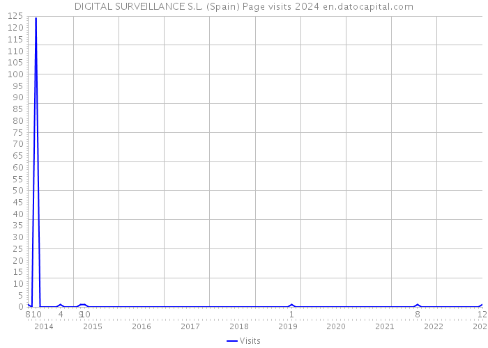 DIGITAL SURVEILLANCE S.L. (Spain) Page visits 2024 