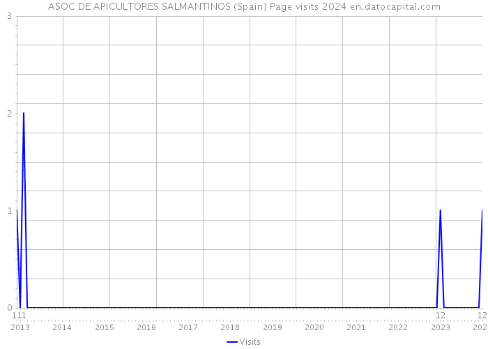ASOC DE APICULTORES SALMANTINOS (Spain) Page visits 2024 