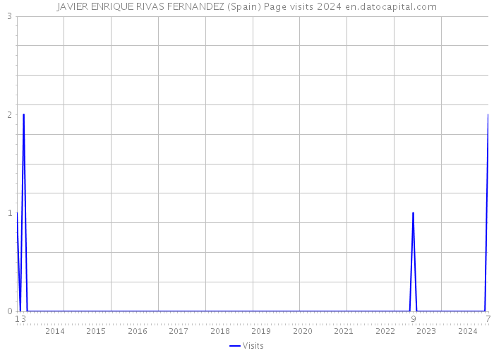 JAVIER ENRIQUE RIVAS FERNANDEZ (Spain) Page visits 2024 