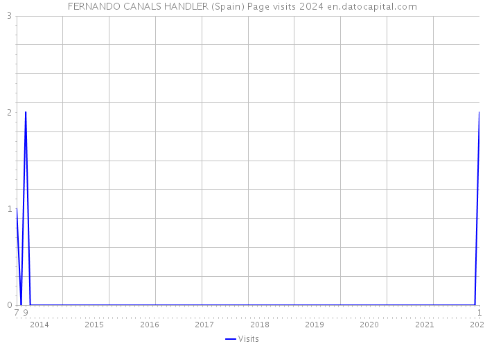 FERNANDO CANALS HANDLER (Spain) Page visits 2024 
