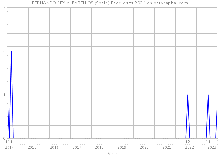 FERNANDO REY ALBARELLOS (Spain) Page visits 2024 