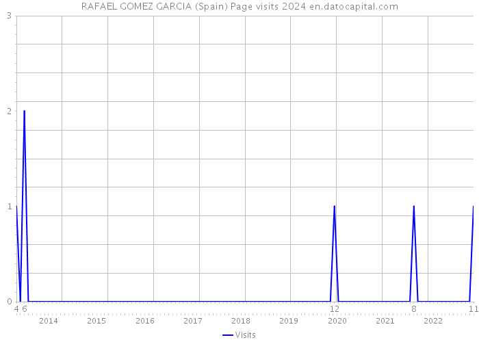RAFAEL GOMEZ GARCIA (Spain) Page visits 2024 