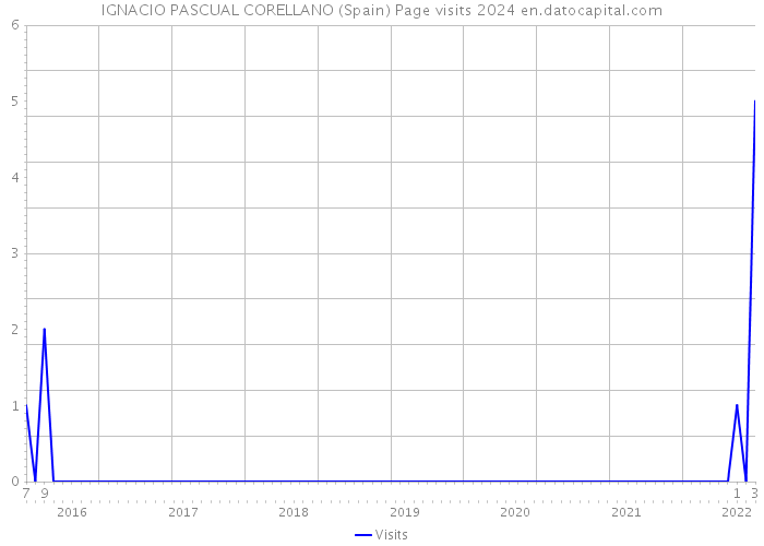 IGNACIO PASCUAL CORELLANO (Spain) Page visits 2024 