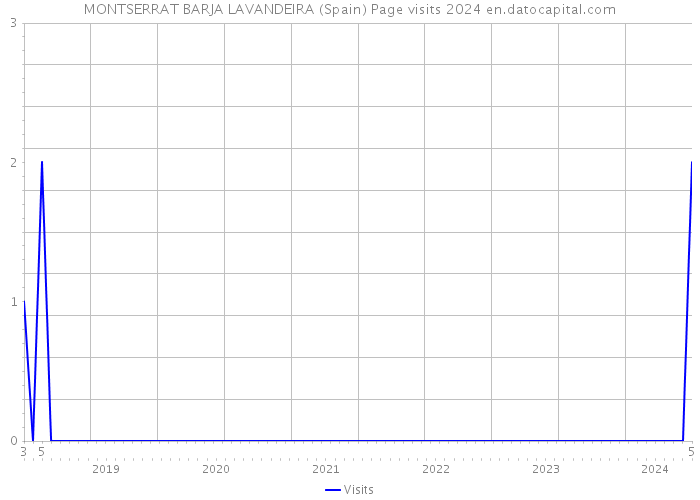 MONTSERRAT BARJA LAVANDEIRA (Spain) Page visits 2024 