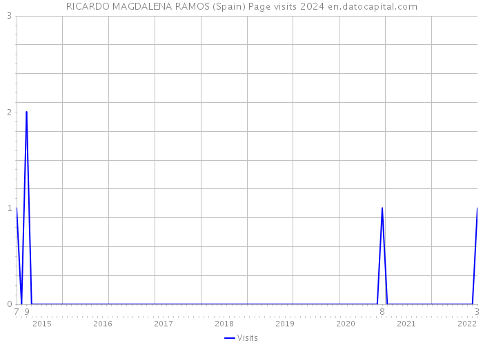 RICARDO MAGDALENA RAMOS (Spain) Page visits 2024 