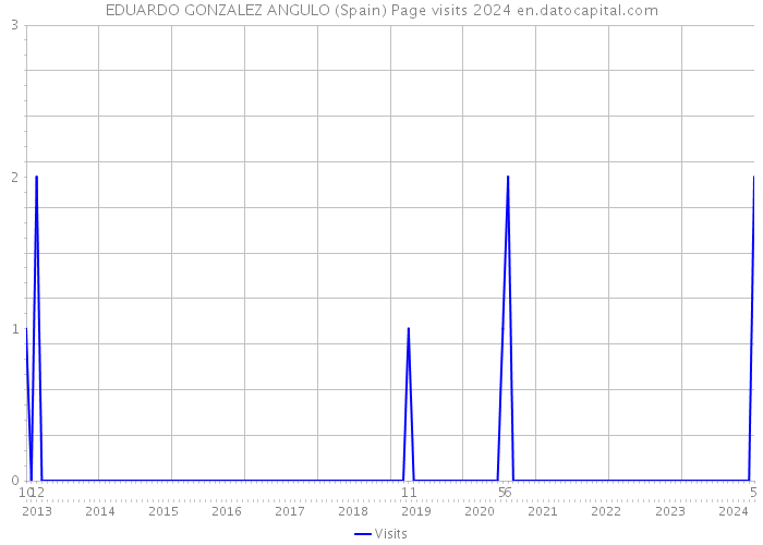 EDUARDO GONZALEZ ANGULO (Spain) Page visits 2024 