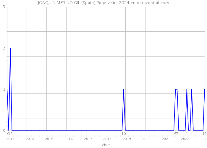 JOAQUIN MERINO GIL (Spain) Page visits 2024 