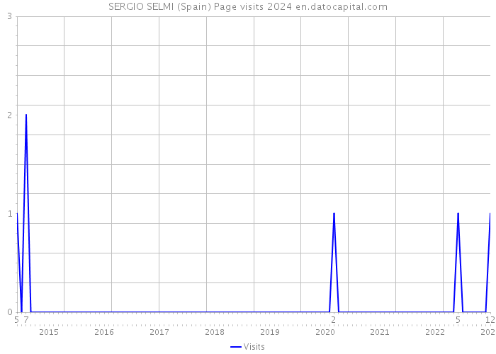 SERGIO SELMI (Spain) Page visits 2024 