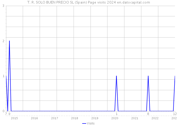 T. R. SOLO BUEN PRECIO SL (Spain) Page visits 2024 