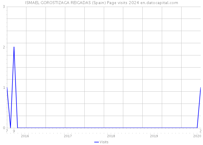 ISMAEL GOROSTIZAGA REIGADAS (Spain) Page visits 2024 