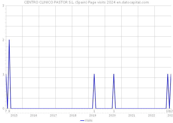 CENTRO CLINICO PASTOR S.L. (Spain) Page visits 2024 
