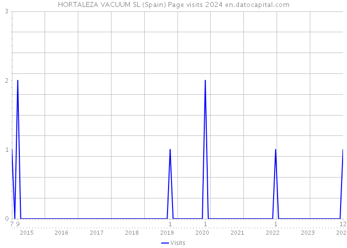 HORTALEZA VACUUM SL (Spain) Page visits 2024 