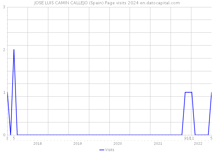 JOSE LUIS CAMIN CALLEJO (Spain) Page visits 2024 