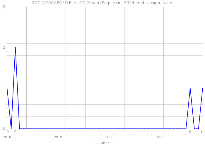 ROCIO ZARABOZO BLANCO (Spain) Page visits 2024 
