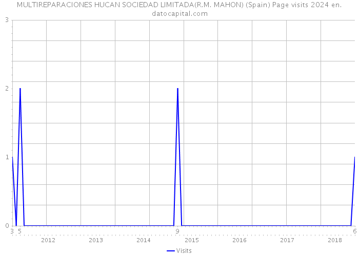 MULTIREPARACIONES HUCAN SOCIEDAD LIMITADA(R.M. MAHON) (Spain) Page visits 2024 