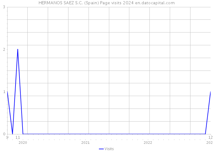 HERMANOS SAEZ S.C. (Spain) Page visits 2024 