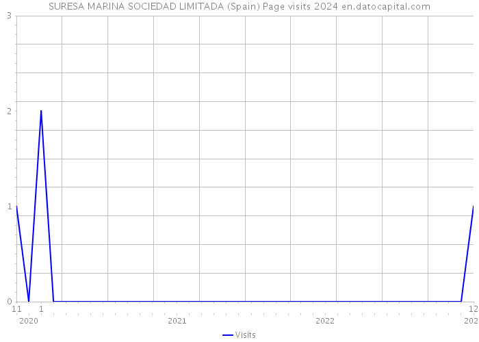 SURESA MARINA SOCIEDAD LIMITADA (Spain) Page visits 2024 