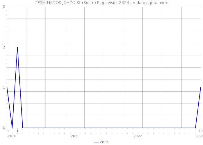 TERMINADOS JOAYO SL (Spain) Page visits 2024 