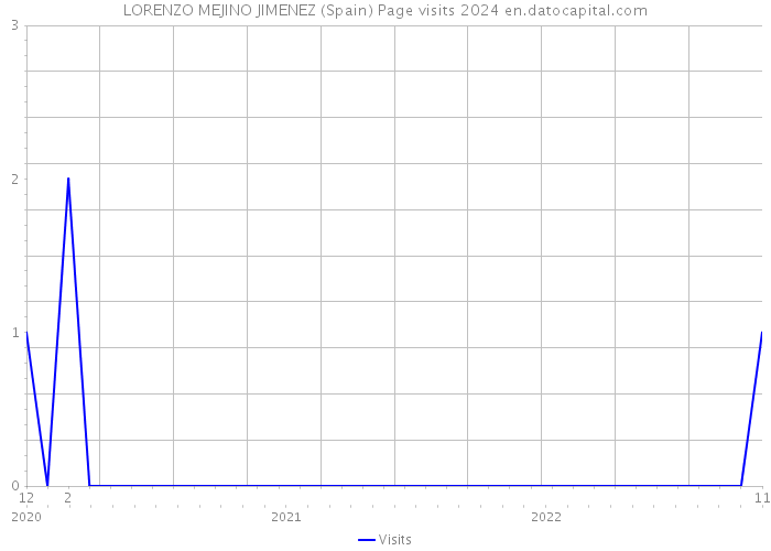 LORENZO MEJINO JIMENEZ (Spain) Page visits 2024 