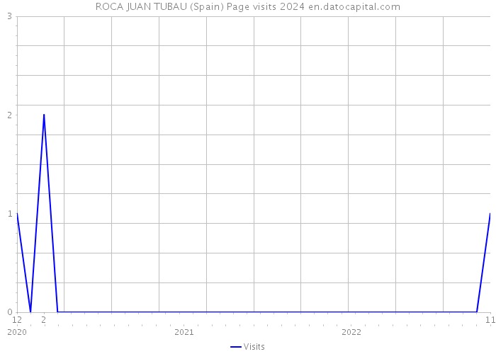 ROCA JUAN TUBAU (Spain) Page visits 2024 
