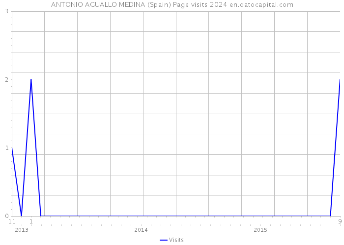 ANTONIO AGUALLO MEDINA (Spain) Page visits 2024 