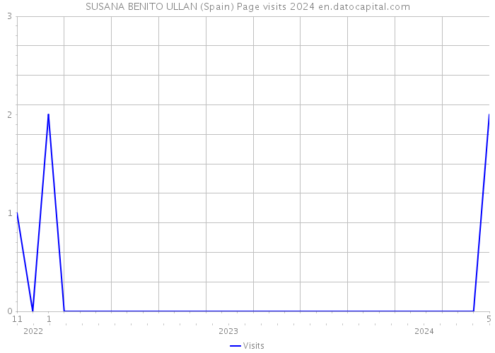 SUSANA BENITO ULLAN (Spain) Page visits 2024 