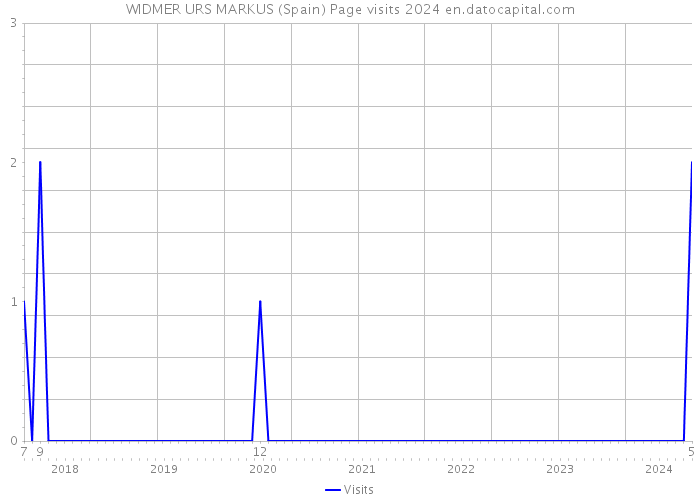 WIDMER URS MARKUS (Spain) Page visits 2024 
