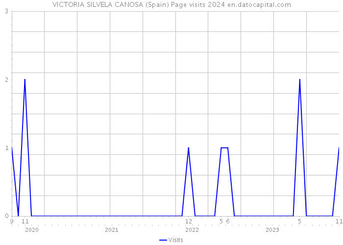 VICTORIA SILVELA CANOSA (Spain) Page visits 2024 