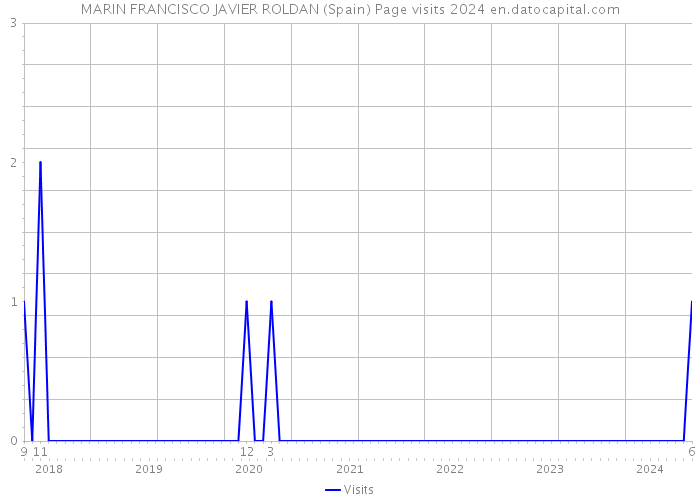 MARIN FRANCISCO JAVIER ROLDAN (Spain) Page visits 2024 